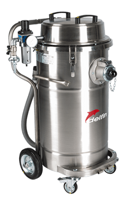 Compressed air industrial vacuum cleaner 802WDAIR | Delfin