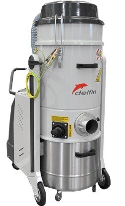 Industrial vacuum system for fine dust