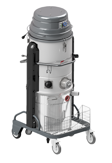ATEX certified industrial vacuum cleaner for combustibile dust with inert system