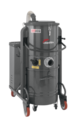 Three Phase Vacuum Cleaners On Wheels For Dust Solids And Liquids Dg Exp Delfin