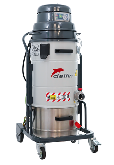 ATEX certified industrial vacuum cleaner for internal 20 zone and external 21 zone